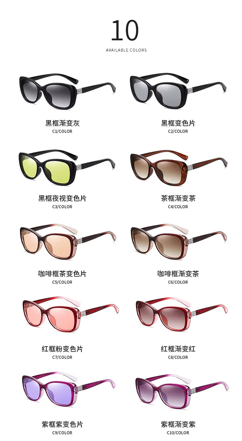 Glasses Polarized Sunglasses Driving UV400 Protection Sports Unisex Female Fashion Eyewear Cycling Bicycle night-vision T503