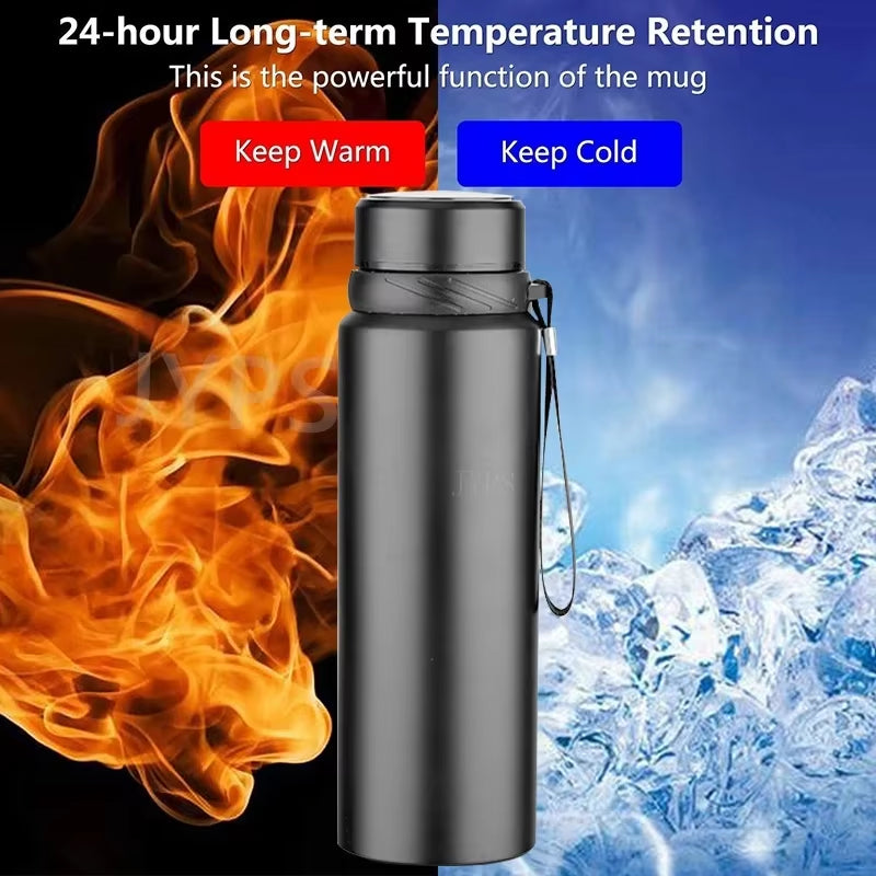 1L Insulated Water Bottle Hot Cold Water Bottle Water Tea Coffee Vacuum  Insulated Bottle Stainless Steel Insulated Bottle