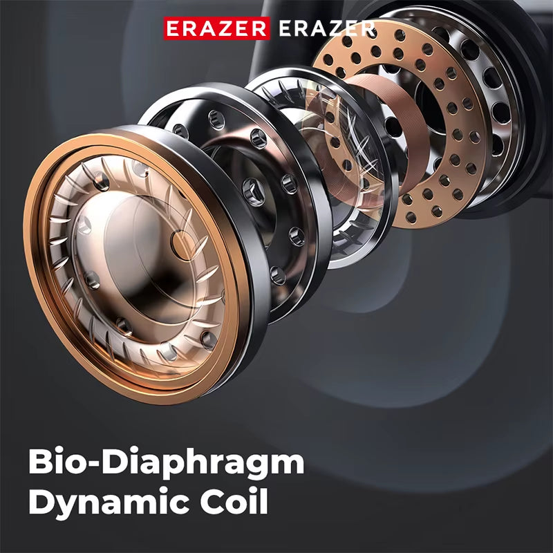 ERAZER XT60 Wireless Headset Bluetooth 5.3 Bass Stereo Sports Headset with Microphone