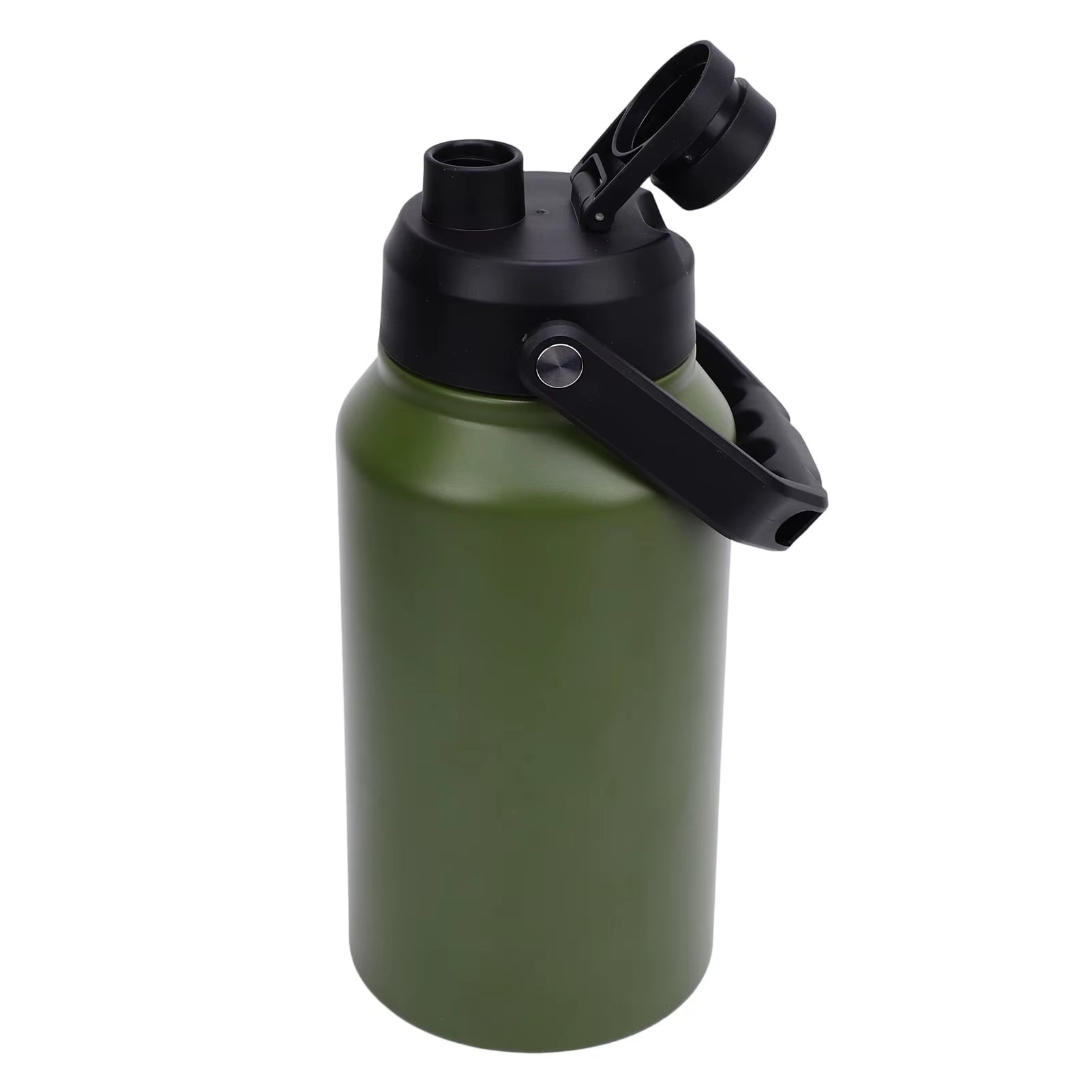 3L Insulated Water Bottle With Lid Handle 316 Stainless Steel Wide Mouth Thermal Mug Keep Cold 48H Hot 24H for Sports Gym