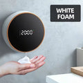 300ML Wall-Mounted Intelligent Induction USB Rechargeable Round Automatic Soap Dispenser Touchless Infrared Hand Washing Machine