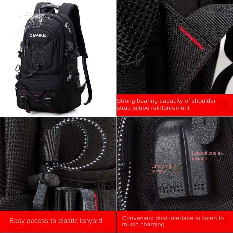 Waterproof Hiking Backpack for Men and Women, Lightweight Travel Camping Backpack, Hiking Backpack 40L, Lightweight Camping Backpack for Men and Women, Waterproof Hiking Backpack, Outdoor Travel Backpack, Suitable for Lightweight Large-Capacity Carry-On Backpack, Travel Backpack, Computer Short-Distance Business Backpack, Suitable for 15.6inch Laptops, Suitable for Travel Business, Thanksgiving Chest Bag, Men's Side Bag, Travel Essentials, Vacation Essentials, Camping Travel Bag, Back to School