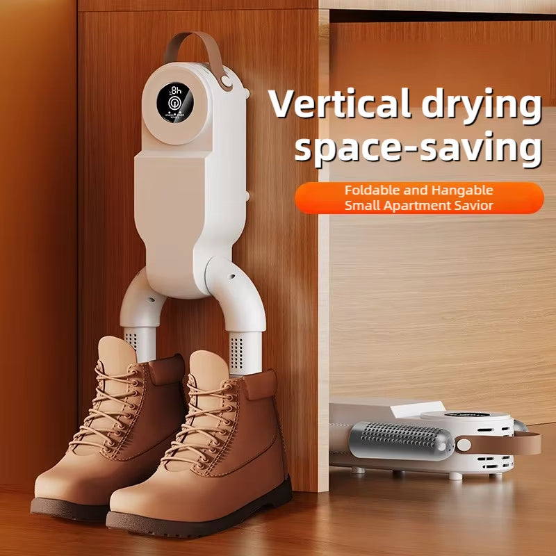 New Foldable Touch Screen Shoe Dryer Fast Heating Sterilization Heater Socks Dryer Shoe Hot Air Deodorizing Dehumidifier