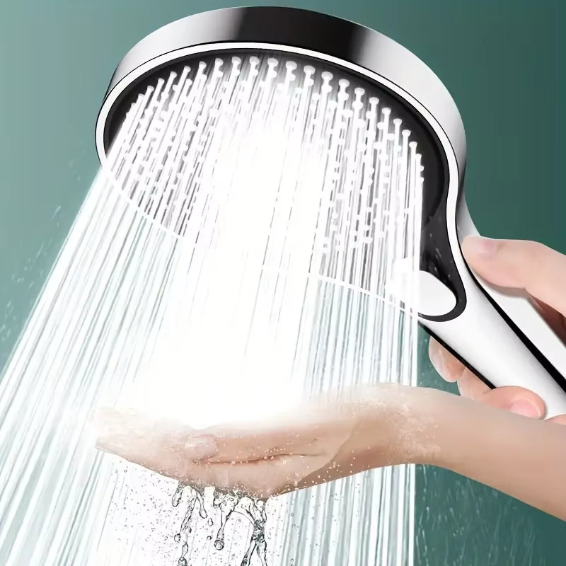 Three-speed High-pressure Shower Head With Large Panel Super Powerful Universal Bathroom Shower Head Combination Set