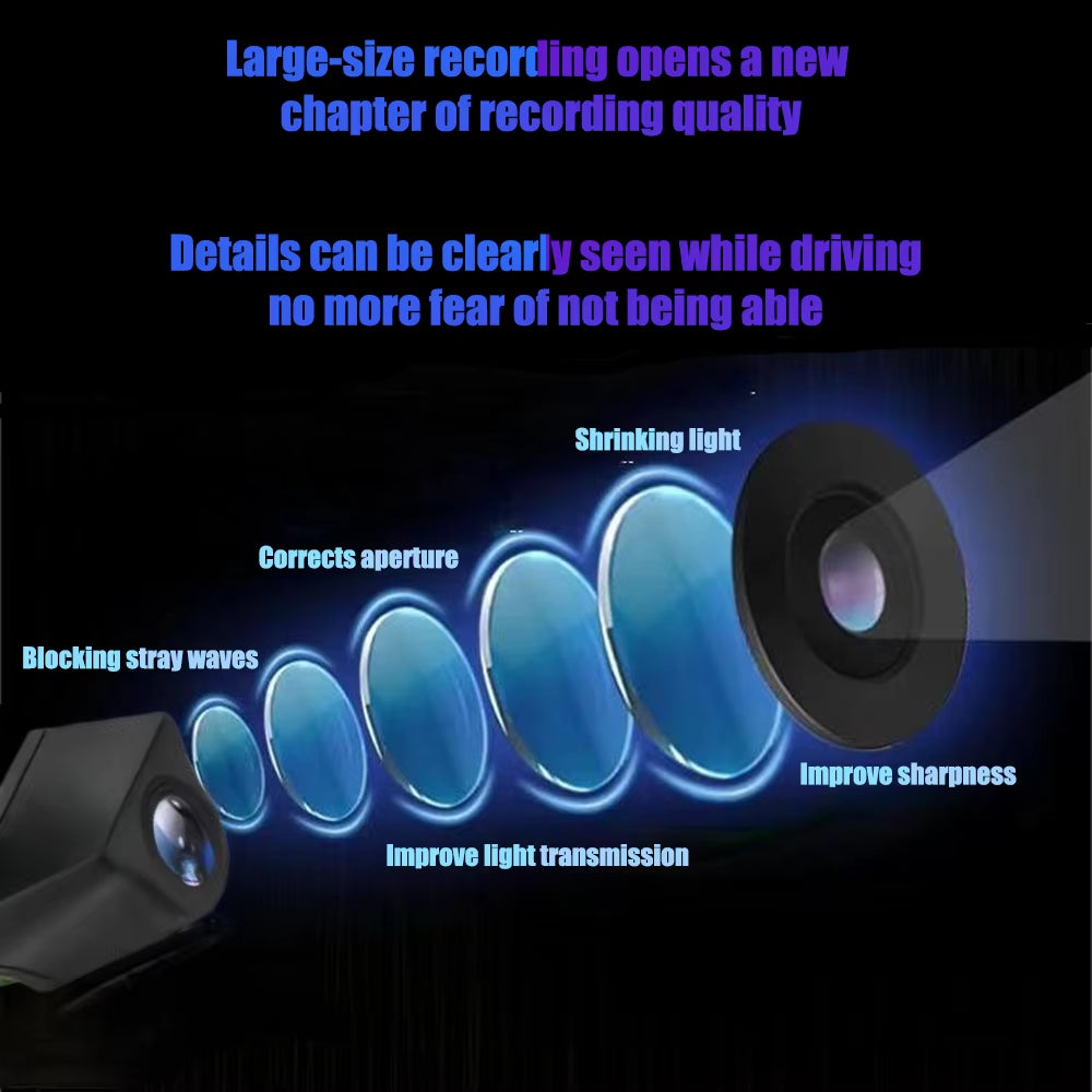 6/10M 1080P HDR Car Reverse Camera Night Vision Waterproof Auto Backup Monitor Color Image For  DVR Dashcam