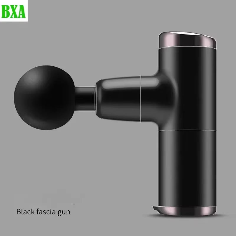 Mini Massage Gun Portable Fascia Gun Vibrating Percussion Pistol Massager for Deep Tissue Muscles Body Relaxation Fitness Device