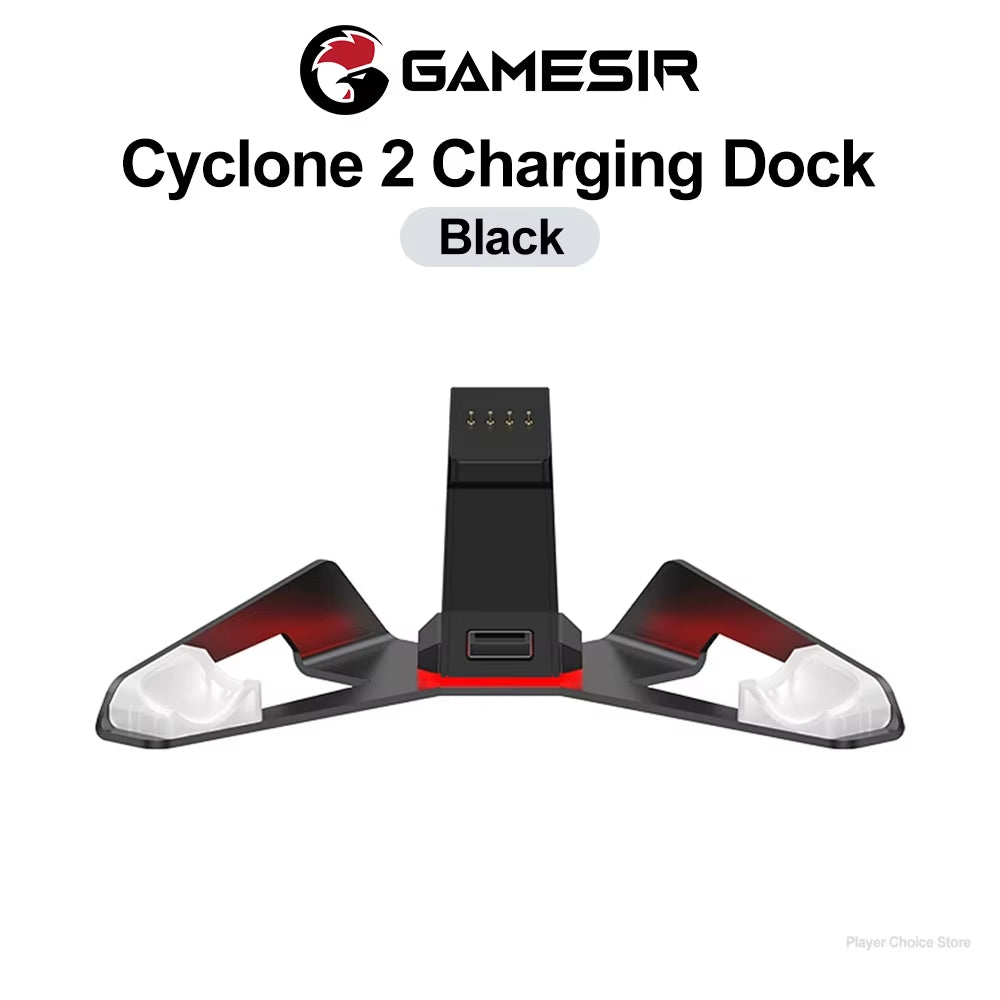 Cyclone 2 Charging Station Dock Original Wireless Switch Controller Gamepad Charger Base Accessories Alumintum Alloy  ﻿