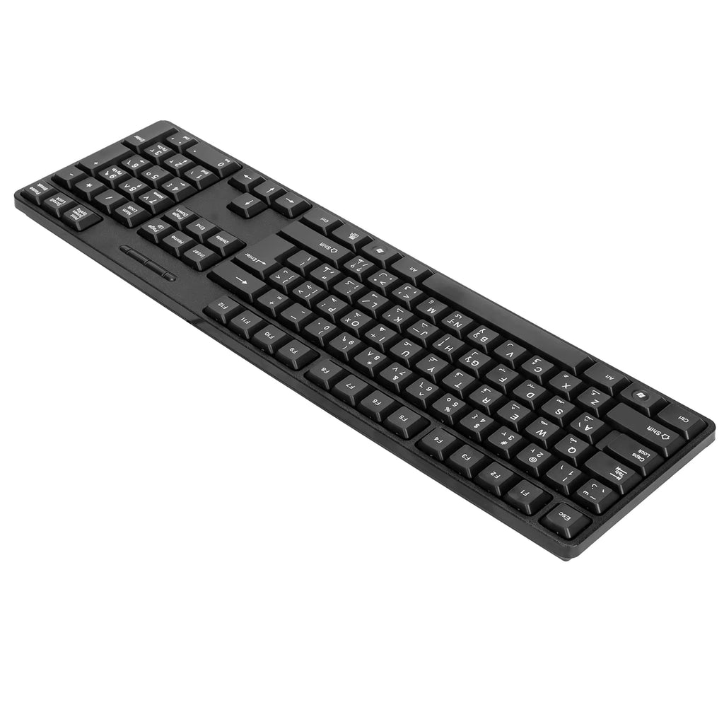 PC Computer Keyboard Computer Keyboards Ergonomic Design  USB Wired Arabic English Mechanical Keyboard for PC Laptops