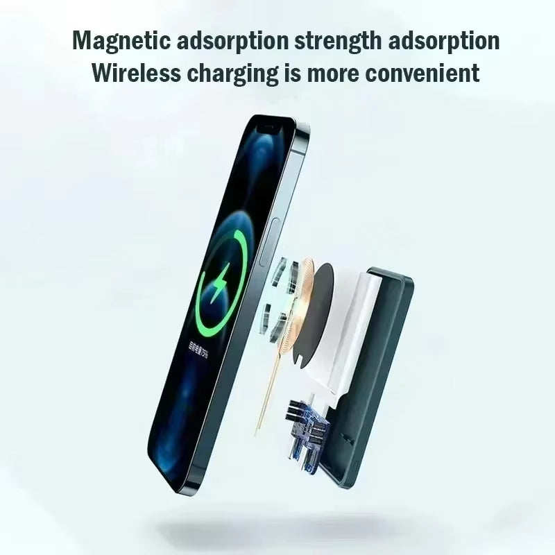 2026NEW 500000mAh Large Capacity Wireless Magnetic Power Bank Portable Battery Pack For iphone Samsung Magsafe Powerbank