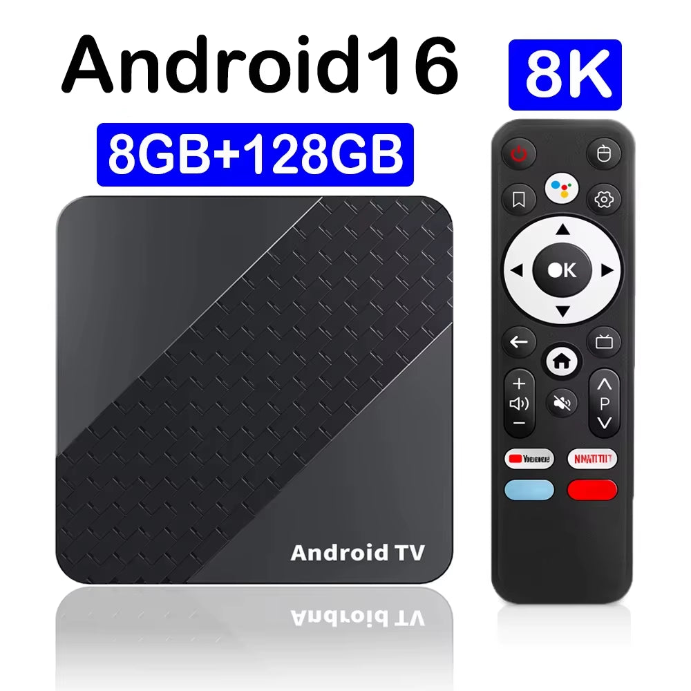Smart TV Box X10 RK3518 Android 16 Streaming Media Player Quad Core Cortex A53 Ram 4GB 8GB Rom 64GB 128GB Set Top Box