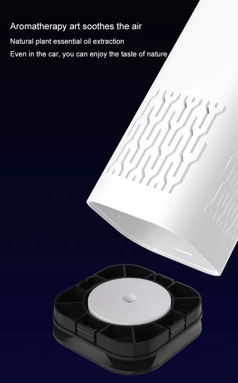 MINI HEPA Air Purifier Remove Smoke Odor Formaldehyde Negative Ion Air Cleaner for Car Bedroom Aromatherapy Purification