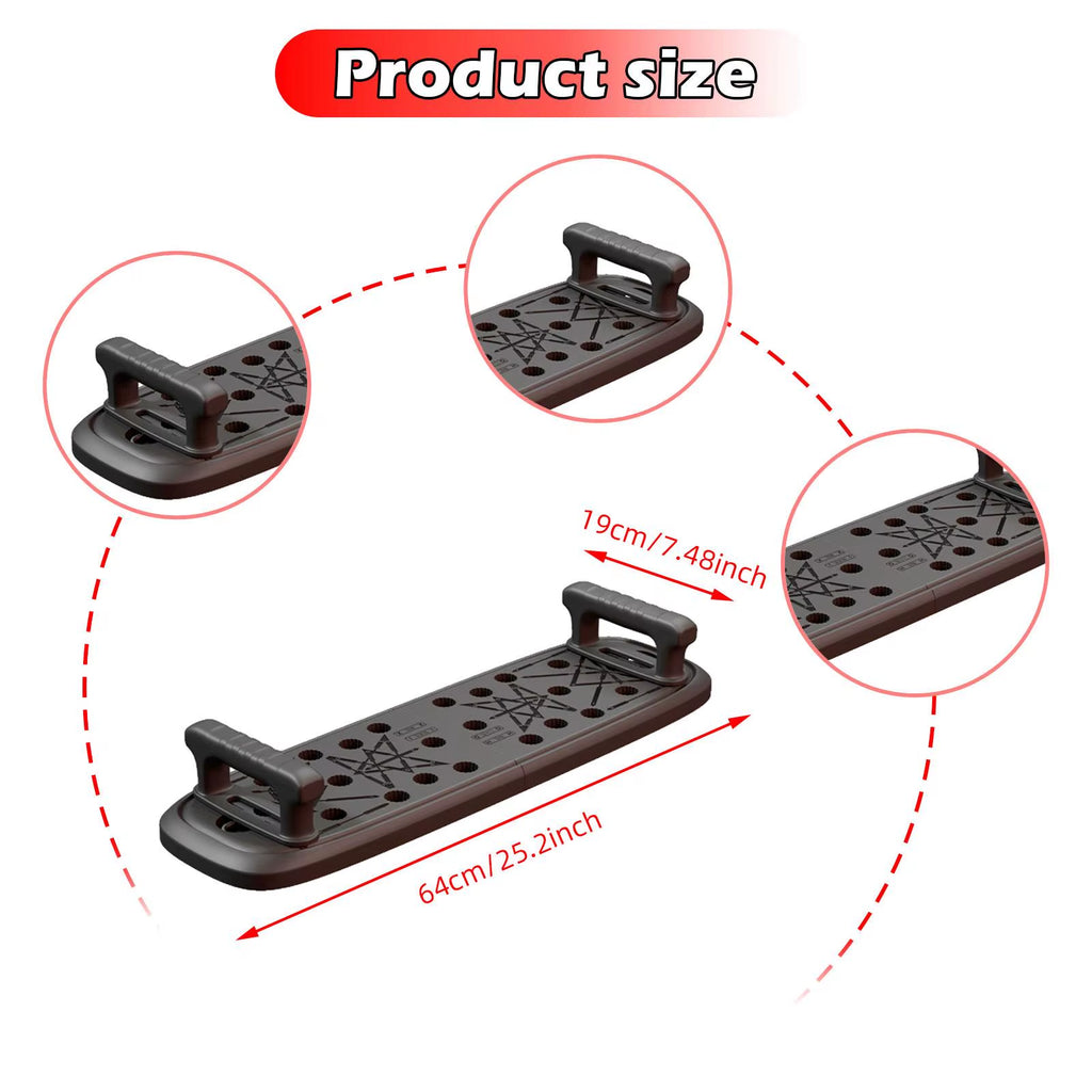 Push up Training Board Ergonomic Practical Folding Nonslip Fitness Equipment