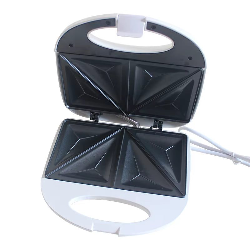 220V Electric Sandwich Maker 750W Fast Heating Breakfast Machine Waffle Maker Break Toaster Multifunction Pancake Baking Machine