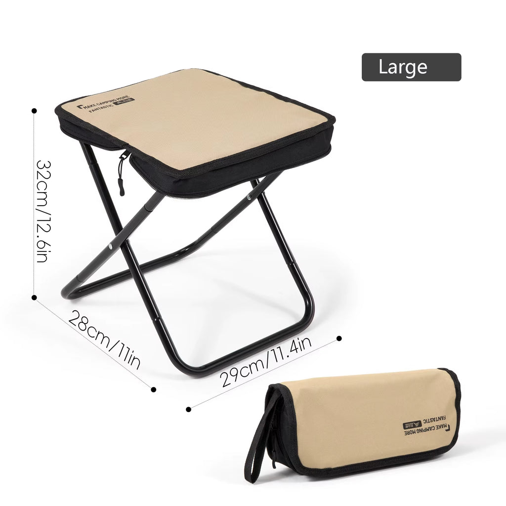 Outdoor Camping Chair Portable Folding Stool Lightweight Beach Fishing Chair Hiking Travel 의자