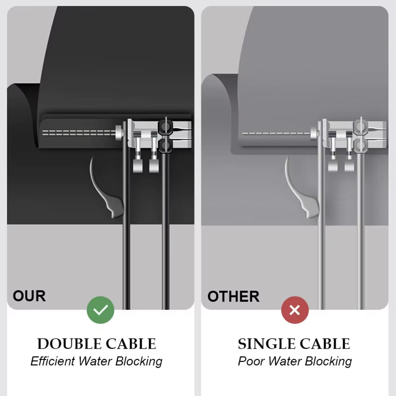 30 Bones Windproof Strong Reinforced Automatic Folding Umbrella for Men Curved Wooden Handle Luxury Umbrella Water Resistant