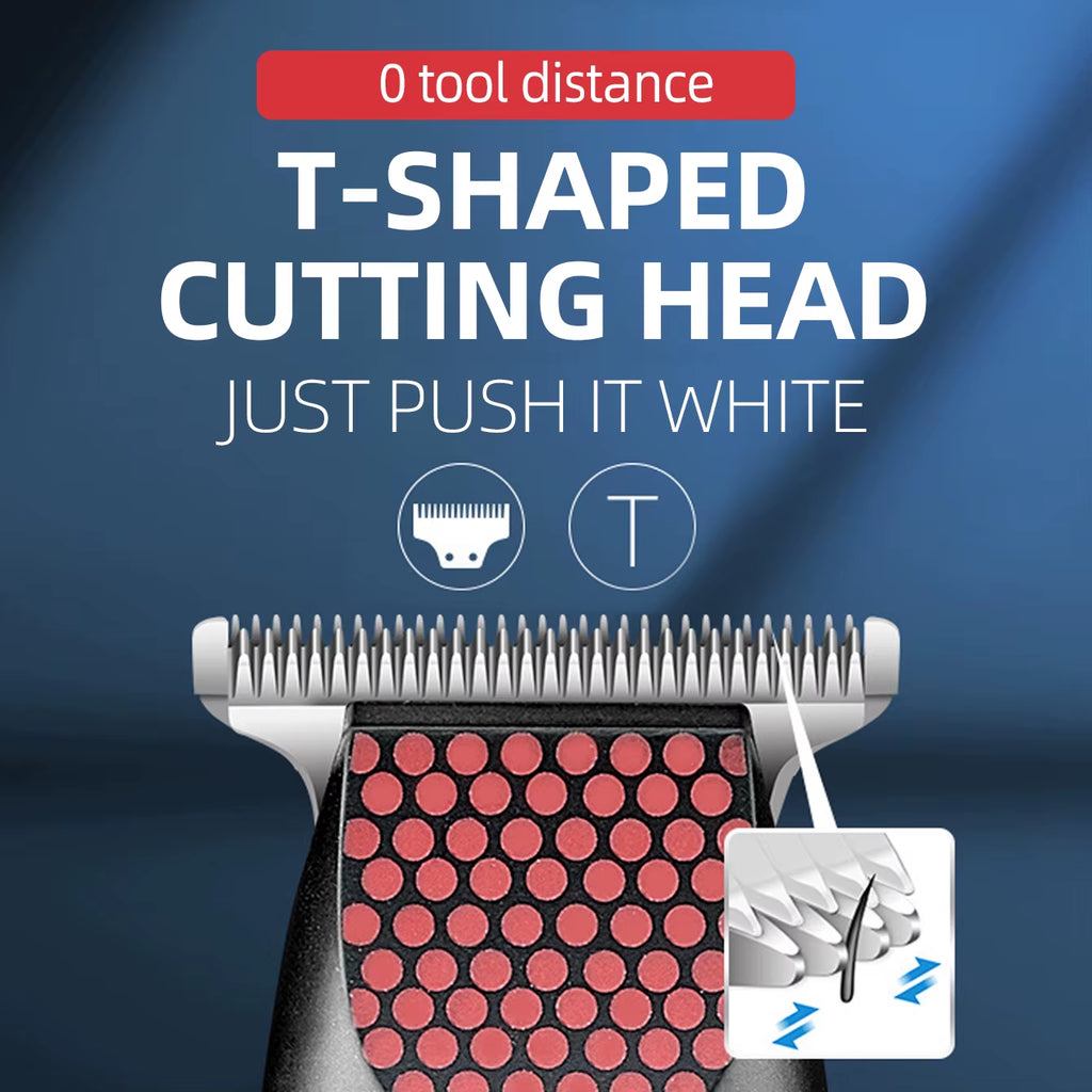 '-889 Professional Cordless Hair Clipper Compact Mini Electric Beard Hair Trimmer Small Portable Grooming Kit For Men