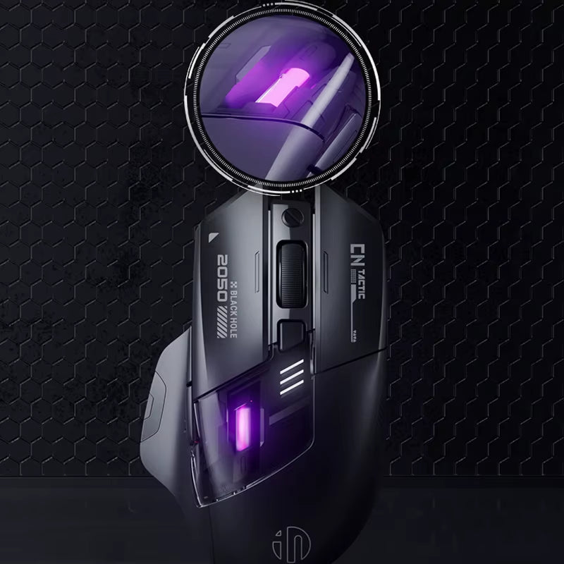 A9 PRO MAX New Three-Mode Wired/Wireless/Bluetooth Gaming Mouse 1000HZ Return Rate 12800DPI Wireless Mouse