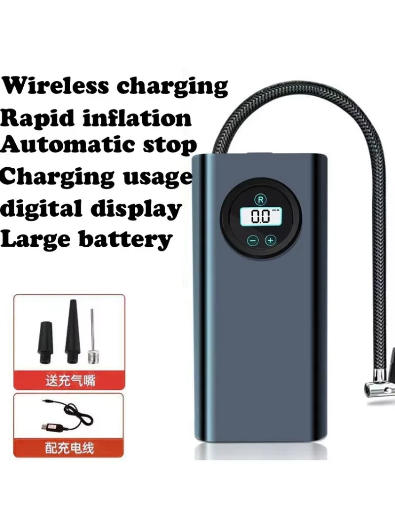 Motorcycle inflation pump, portable tire inflation pump, wireless electric car inflation pump, car refueling pump