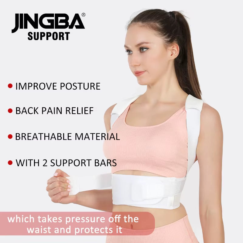 Fully Adjustable Straightener Upper Spine Support Men Women BackBack Brace Posture Corrector