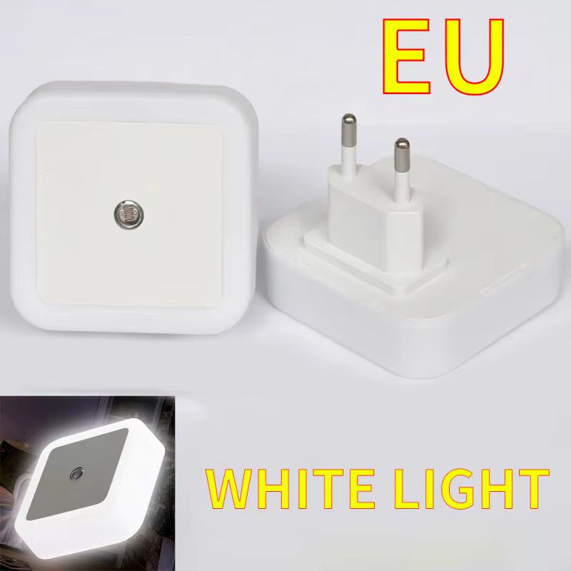 Wireless LED Night Light Sensor Lighting Mini EU US UK Plug Night light Lamp for Home Room Bedroom Stairway Decoration Lights