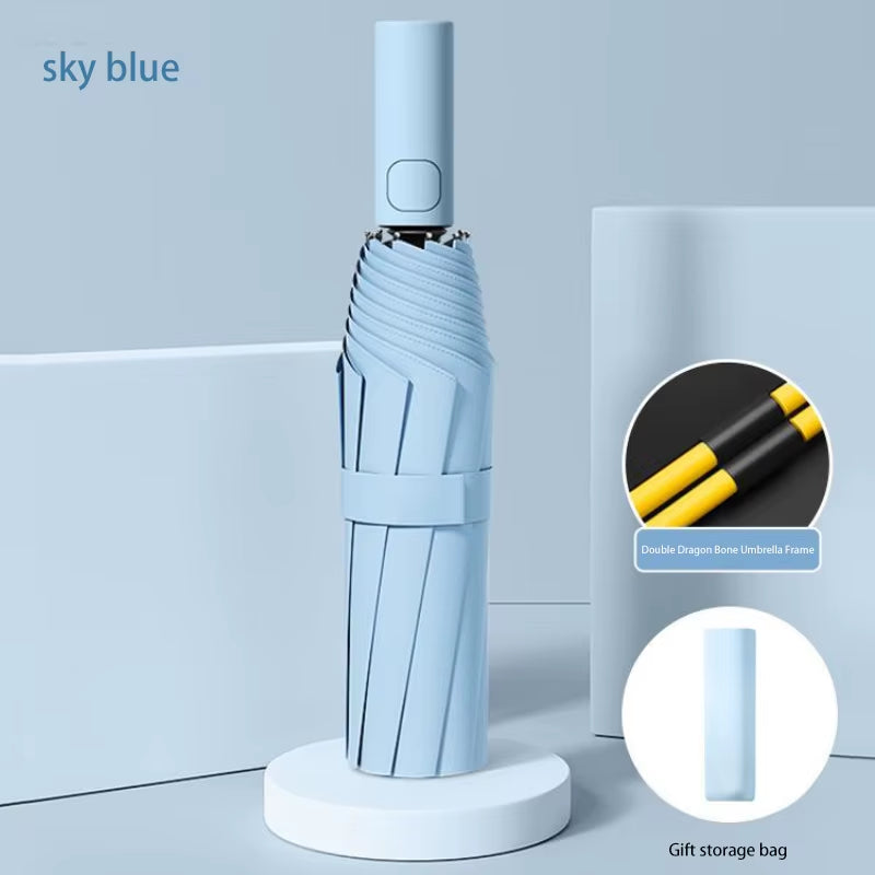 Xiaomi 24 Bone Fully Automatic Umbrella Double Bone Folding Umbrella For Sun UV Protection Rain Resistance Strong Wind Resitance