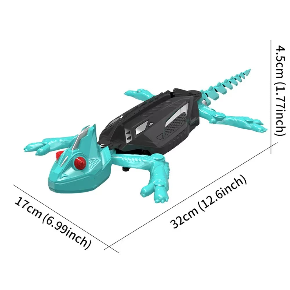 Magic Climber! RC Wall Climbing Lizard Robot Toy, Remote Control Gecko that Climbs Glass & Smooth Walls, Realistic Biomimetic