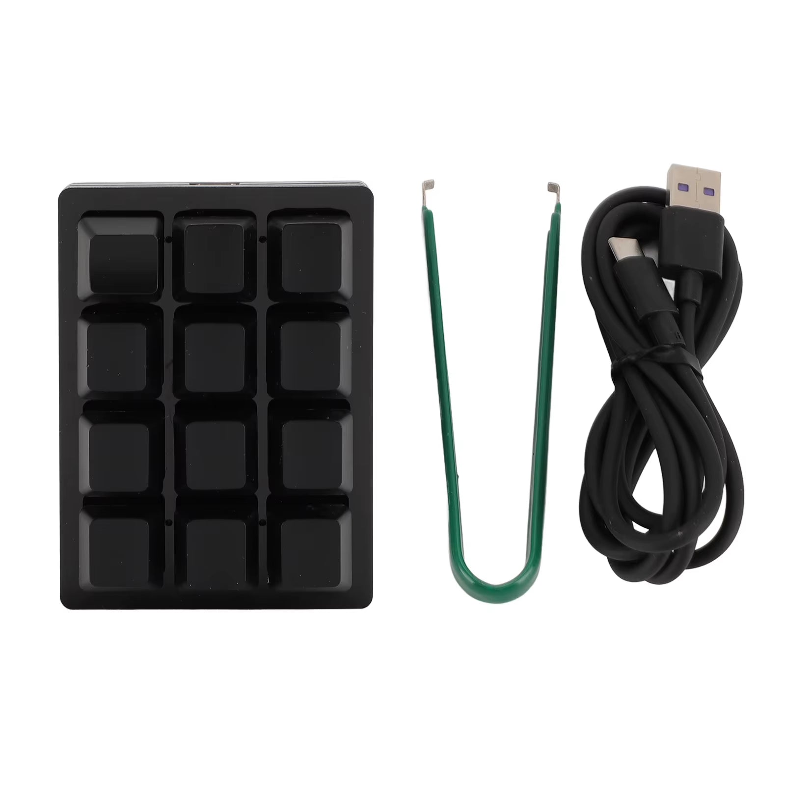 12 Key Mechanical Gaming Keyboard 12 Key Mechanical Gaming Keyboard  USB Wired RGB Red Switch Programmable Macro Keyboard