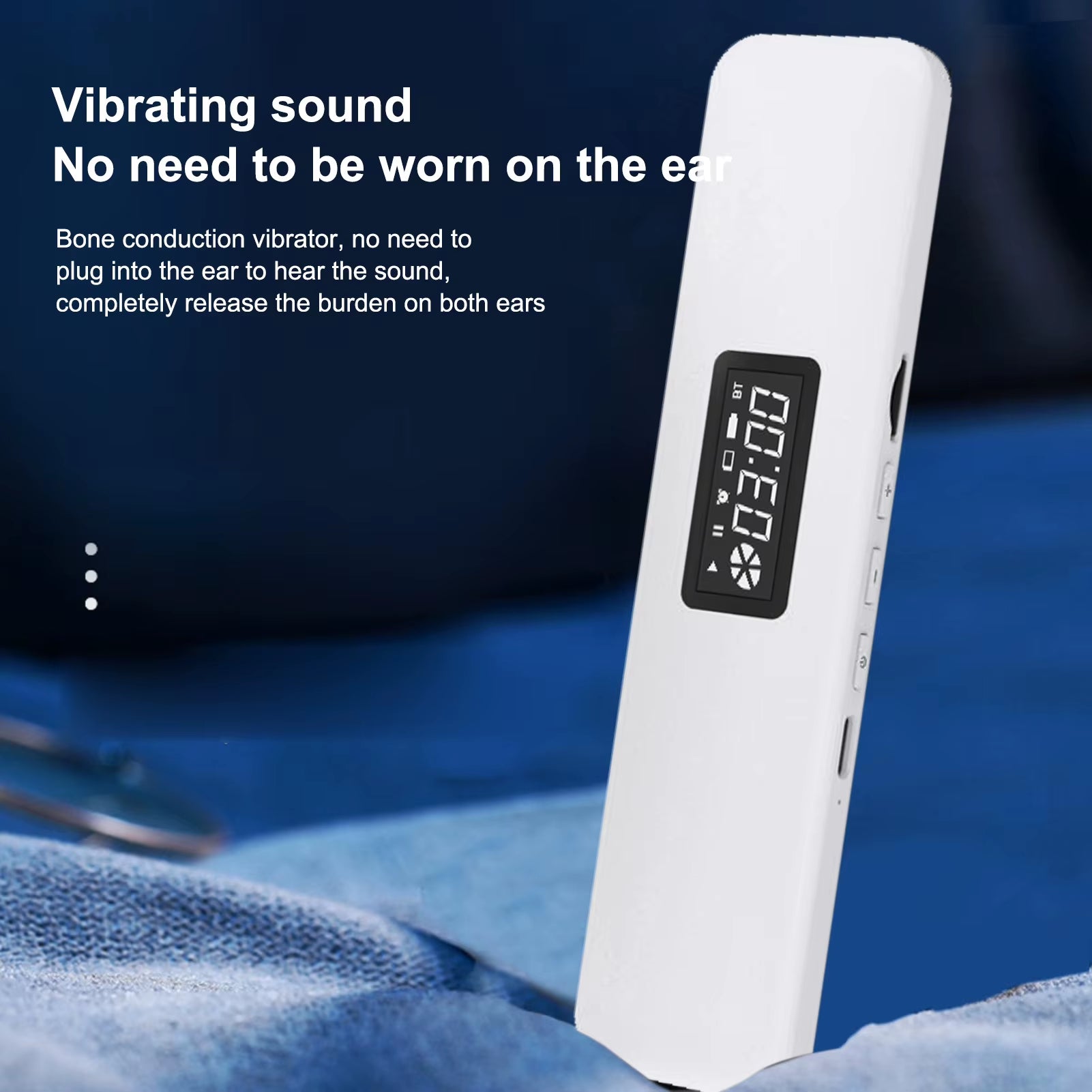 Wireless Bluetooth Pillow Speaker Pillow Speaker Bone Conduction Type C Charging Stereo Bass Adaptive Noise Reduction for Home