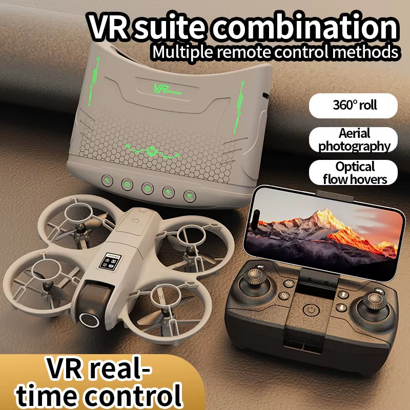 X228 VR FPV Drone HD Dual Camera Aircraft Brushless Motor WIFI 2.4G/5G RC Quadcopter Optical Flow Positioning Mini Drone Toys