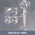 XIAOMI  Self-cleaning Shower Head with Brush One-Key Stop Water Massage High Pressure ABS Showerhead with Filter