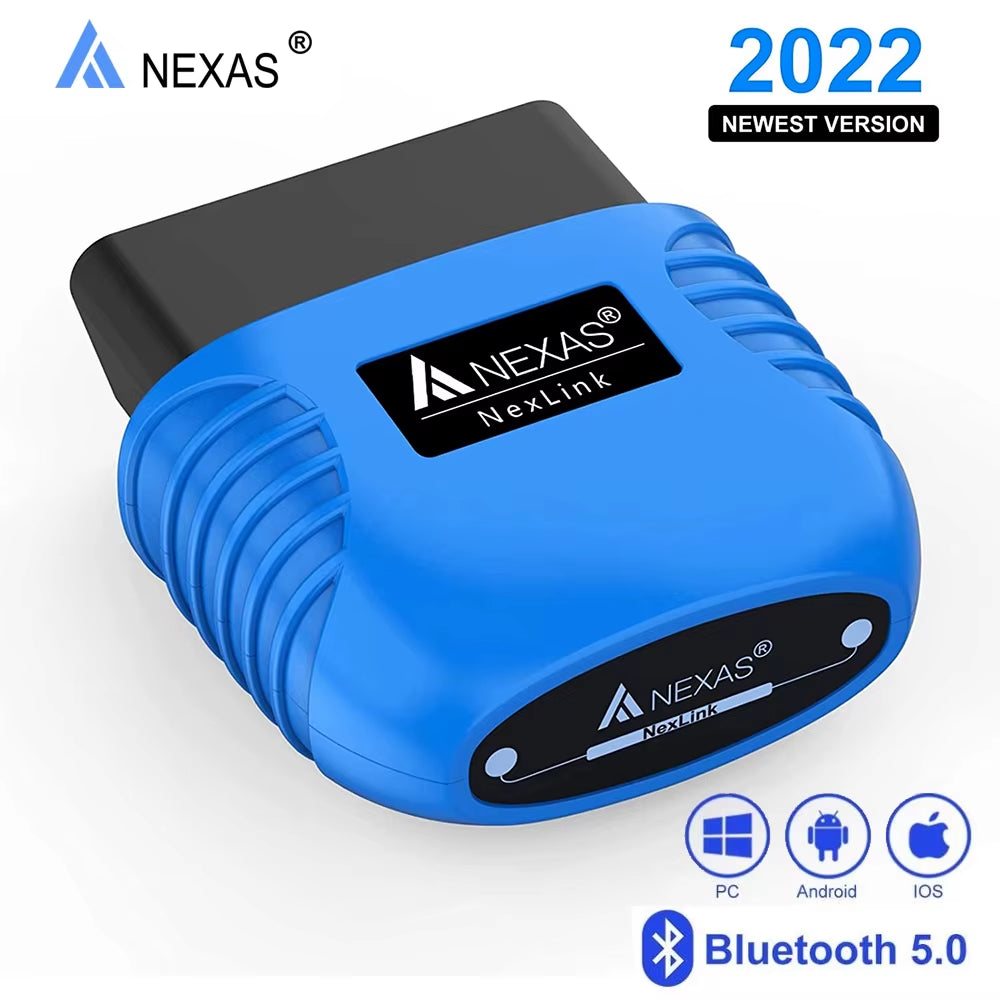 NexLink Bluetooth 5.0 OBD2 EOBD Automotive Scanner for iOS Android Windows Fault Code Reader Diagnostic Scan Tool