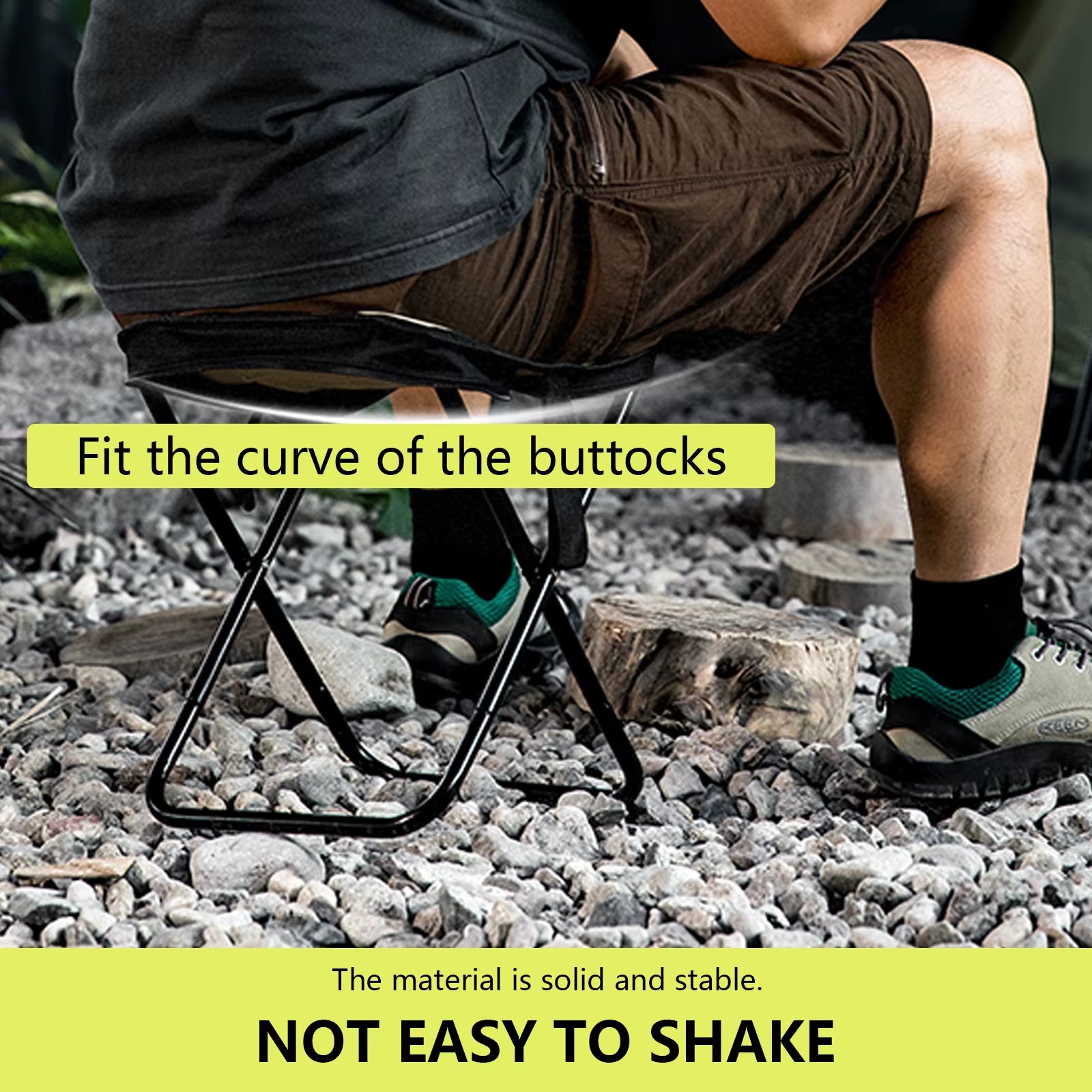 Outdoor Camping Chair Portable Folding Stool Lightweight Beach Fishing Chair Hiking Travel 의자