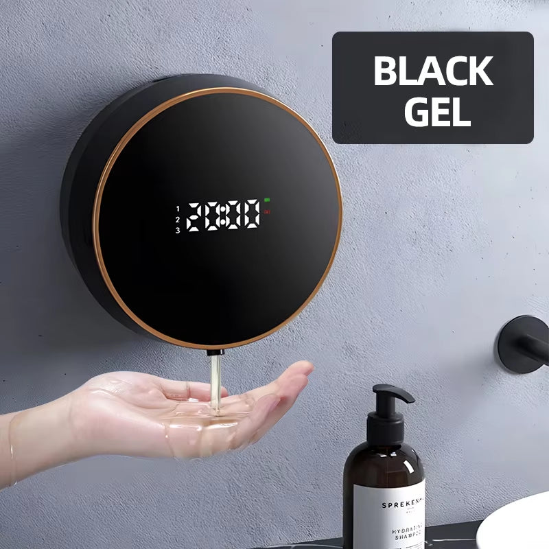 300ML Wall-Mounted Intelligent Induction USB Rechargeable Round Automatic Soap Dispenser Touchless Infrared Hand Washing Machine