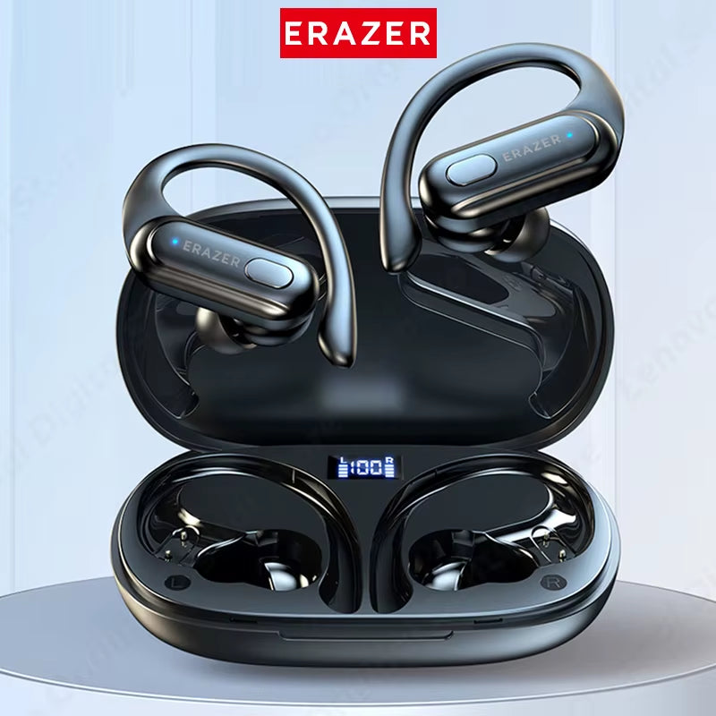 ERAZER XT60 Wireless Headset Bluetooth 5.3 Bass Stereo Sports Headset with Microphone
