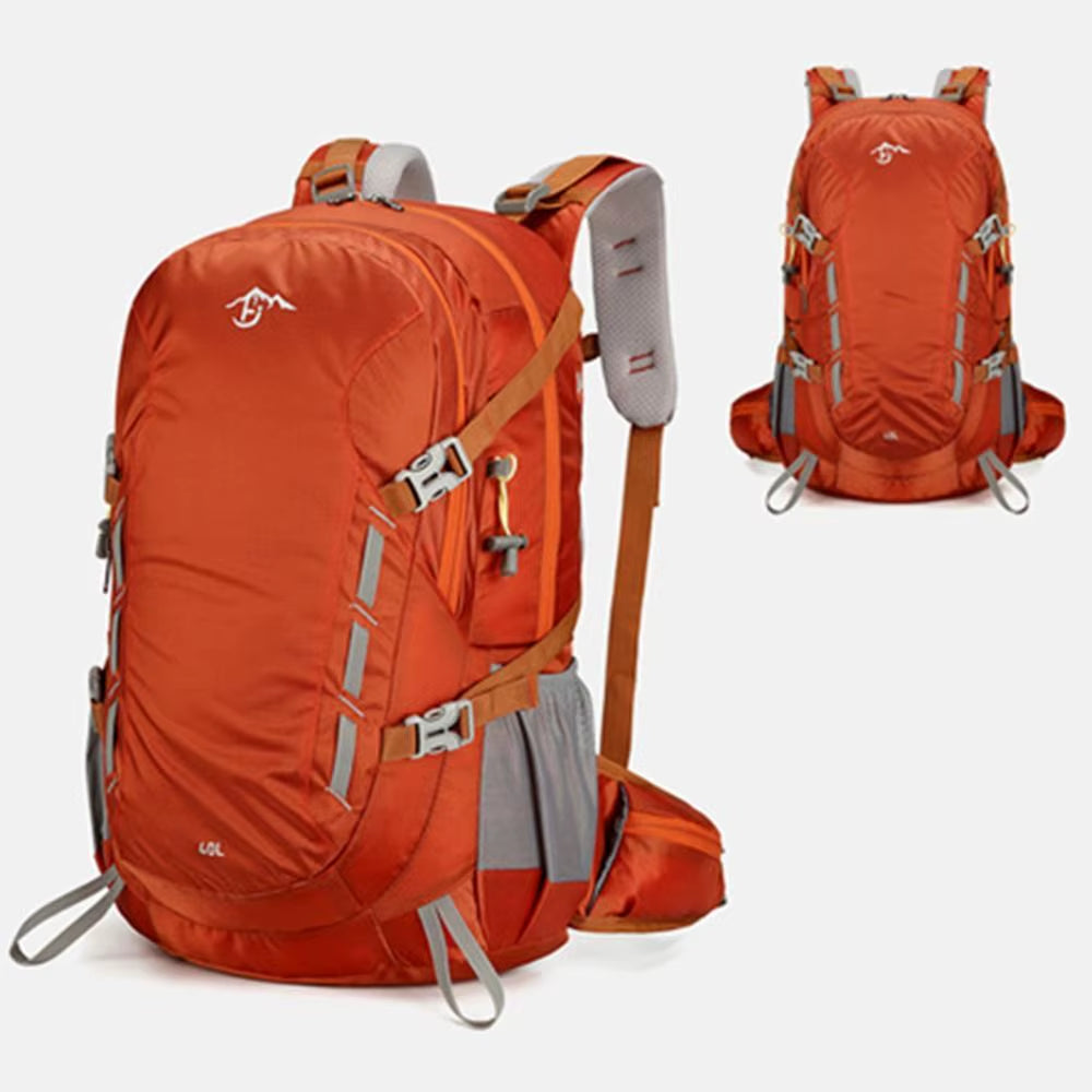Breathable 40L Mountaineering Backpack Multi-Color Large Capacity Sports Knapsack Stitching Waterproof Hiking Backpacks Camping