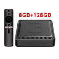 Q7 New Android 14 TV Box 8GB+128GB Smart Network Set-Top Box Supports WiFi 6 Bluetooth 5.0 4K HDR10 Voice Remote Control TV Box