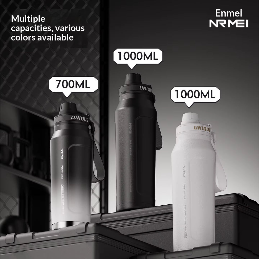 Large-capacity Insulated Cup Men's Special Outdoor Sports Water Cup for Students To Go To School Cycling Water Bottle New Model