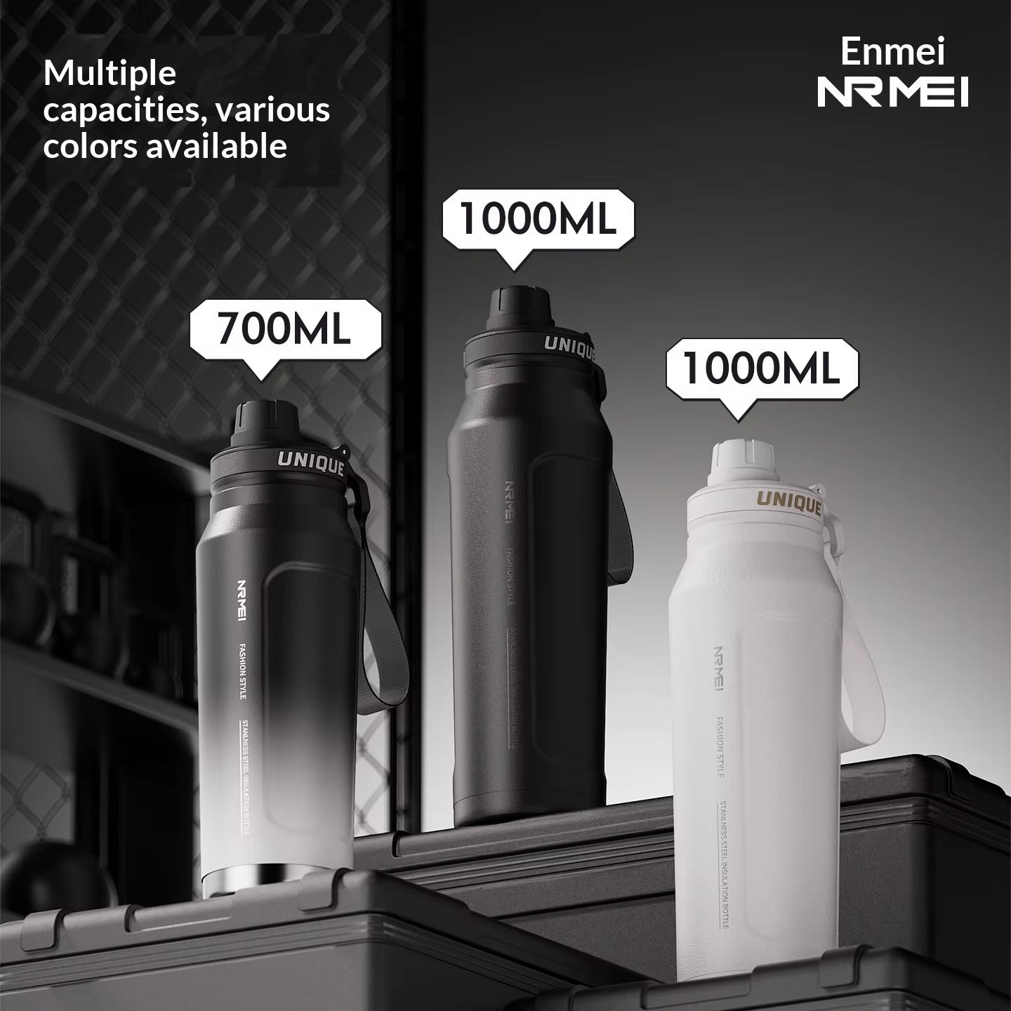 Large-capacity Insulated Cup Men's Special Outdoor Sports Water Cup for Students To Go To School Cycling Water Bottle New Model