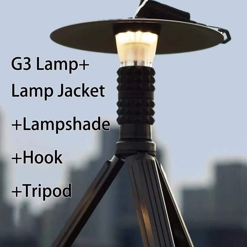 3000mah GZ Lighthouse camping light Super Long Battery Life LED Camping Tent Hiking Atmosphere Lamp Tower Flashlight