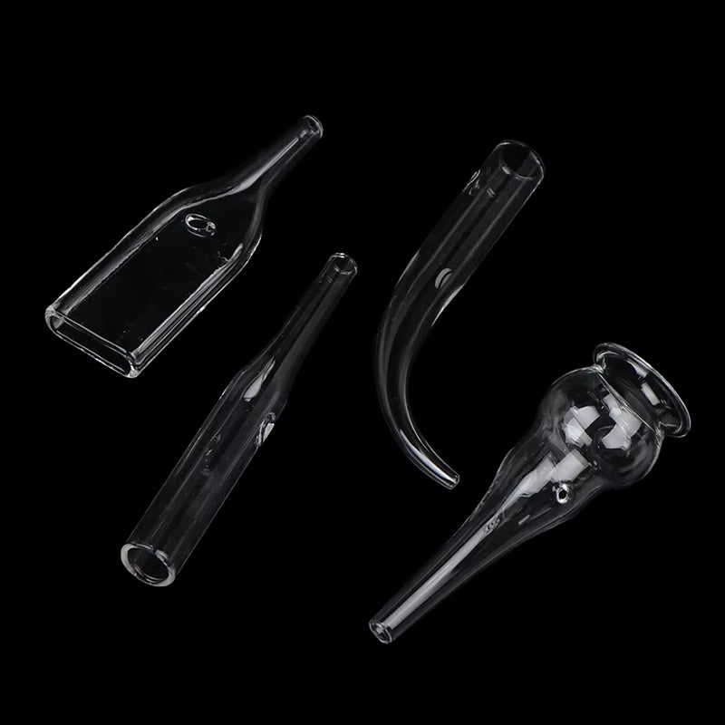 4Pcs/Set Blackhead Removal Glass Pipes Face Pore Cleanser Vacuum Extractor Tube