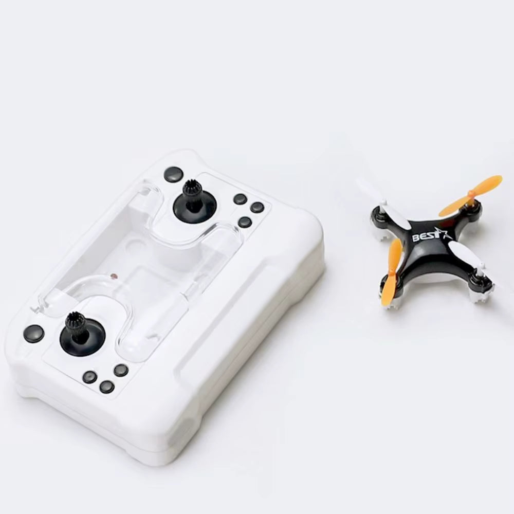 ABS Mini Remote Control Aircraft Flying with Light Rotation Remote Control Drone Rechargeable Durable