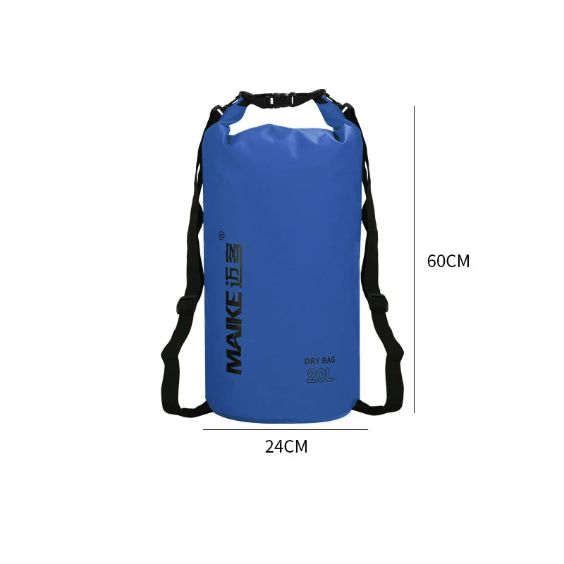 Maike 20/30L Waterproof Dry Bag Backpack for Kayaking Rafting Boating Swimming for Women Men Waterproof Dry Bag  Backpack