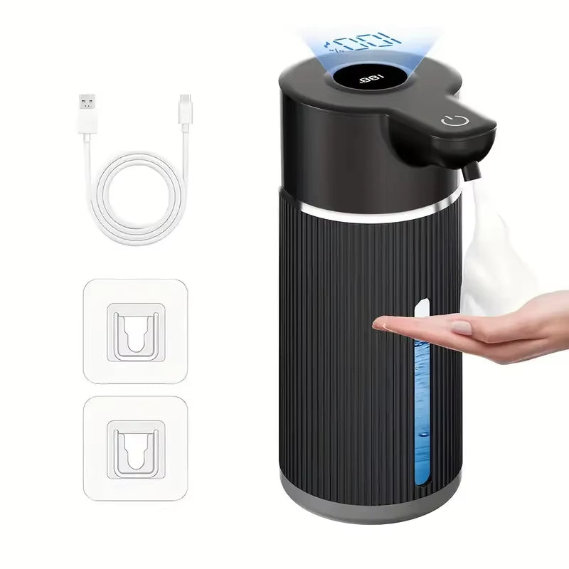 420ML Large Capacity Automatic Smart Senor Soap Dispenser Wall-Mounted Electric Foam/Liquid Model Hand Dish Washing Pump Machine
