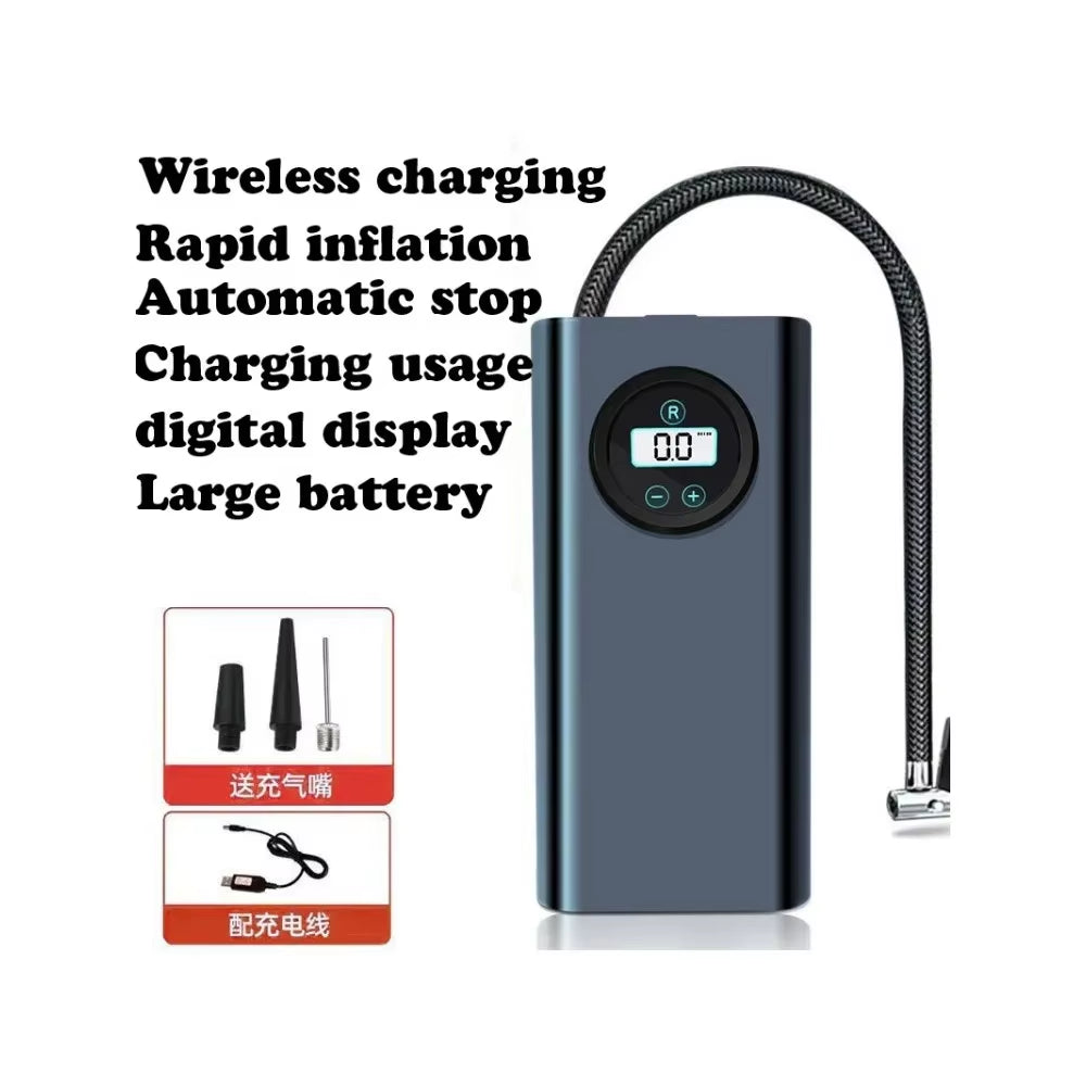 Motorcycle inflation pump, portable tire inflation pump, wireless electric car inflation pump, car refueling pump