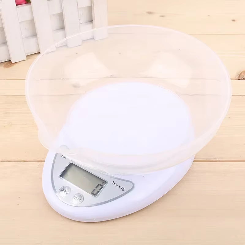 With tray 5kg LED Portable Digital Scale Scales Food Balance Measuring Weight Kitchen Scales Small Scale Weighing In Grams
