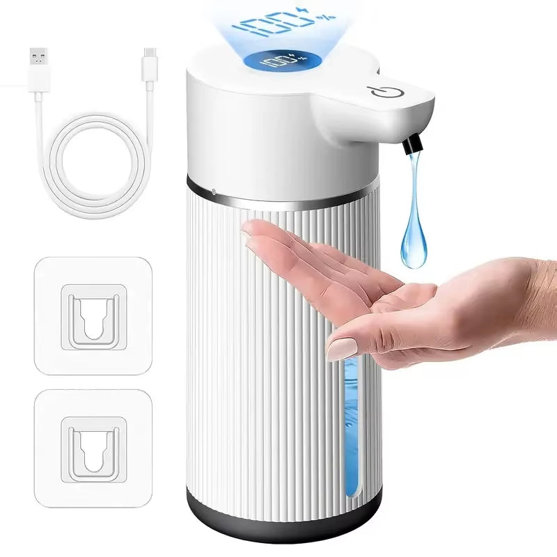 420ML Large Capacity Automatic Smart Senor Soap Dispenser Wall-Mounted Electric Foam/Liquid Model Hand Dish Washing Pump Machine