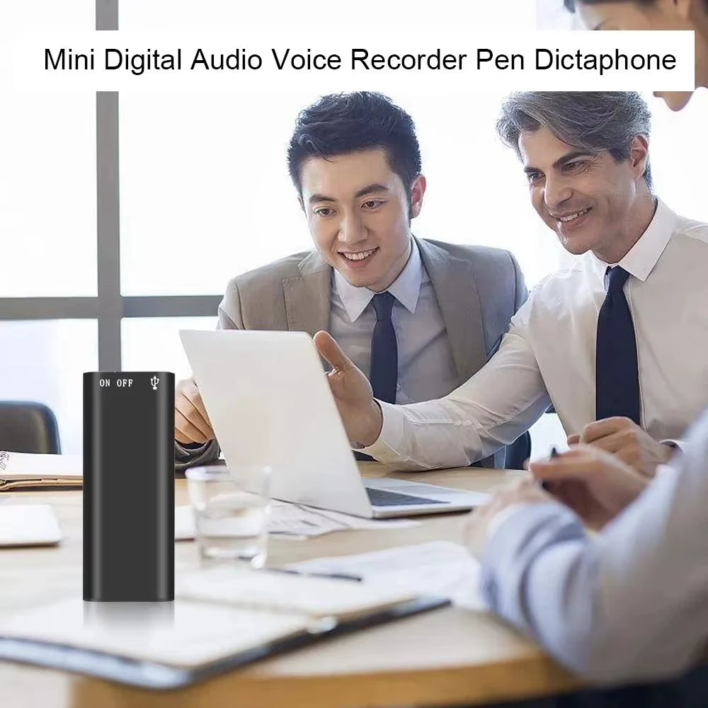 Professional Mini 8GB 16GB 32GB Voice Digital Audio Voice Recorder Mp3 Player Tape recorder with USB Port 3-in-1 Voice Recorder