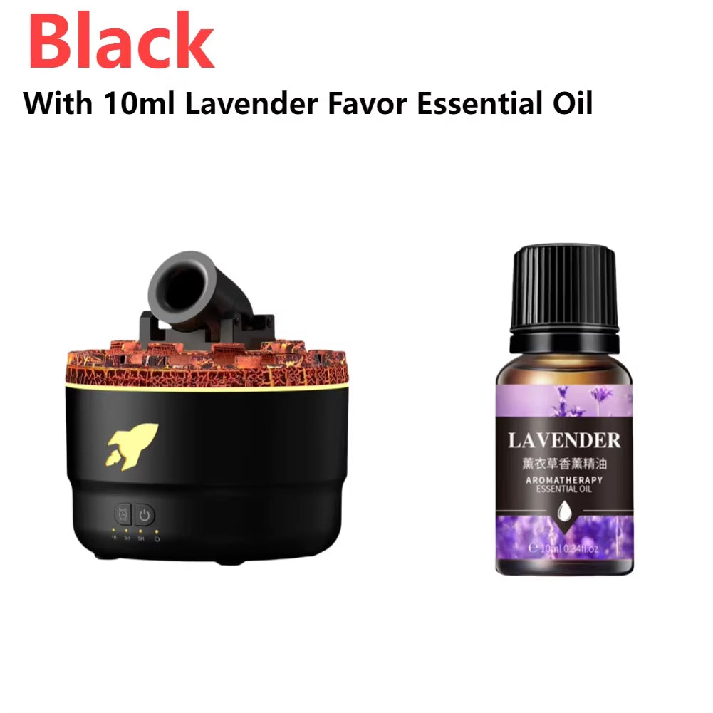 Volcanic Crack Light Cannons Humidifier Essential Oil Diffuser Cannon Blast Turret Aromatherapy Humidifier Aromatherapy Diffuser