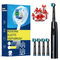 Electric Toothbrush Rotary Rechargeable Electric Toothbrush for Adults Rotating Electric Toothbrushes with 8 Soft Brush Heads