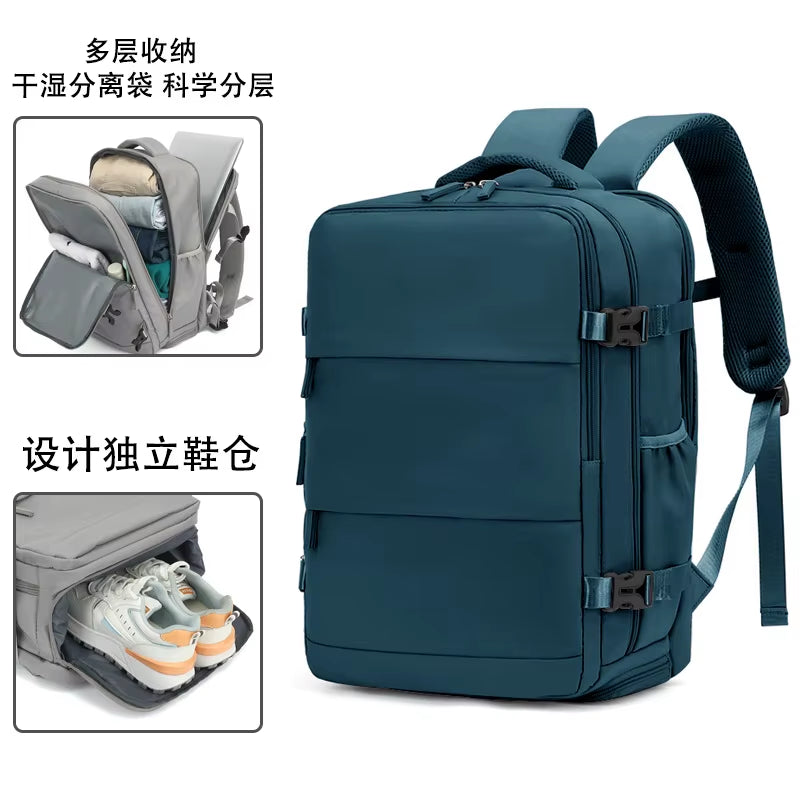 Lumin Backpack 42x18x29 Cabin Bag Travel Backpack for Men Women Hand Luggage Leisure Laptop Backpack mochila para viaje cabina